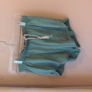 Tracksmith Twilight shorts- women's medium, color mint green